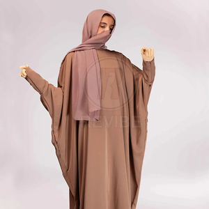 Robe Abaya Modeste pour Femmes de la Marque Saleh Enterprises, Ornée de Perles, Antistatique, Respirante, Mélange Coton-Polyester, Style Islamique Dubaï - Product Image 6