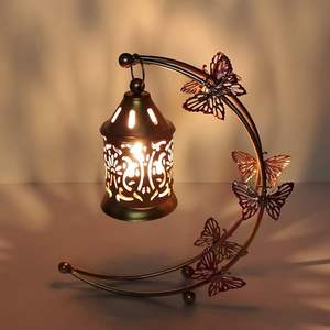 Candelero de Metal Premium, portavelas de hierro decorativo para sala de estar, dormitorio, iluminación de mesa de boda y decoración del hogar - Product Image 1