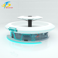 Machine de jeu VR 9D VR Experience Hall en forme d'OVNI 220 ㎡ personnalisée pour un usage domestique intérieur et extérieur Conception unique Schéma à l'échelle du site