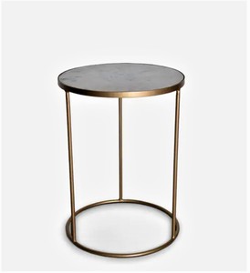 Modern Design Shiny Polished Indian Handicraft <b>Side</b> <b>Table</b> Premium Quality Metal Bedroom Decorative for Living Room Furniture - Product Image 2
