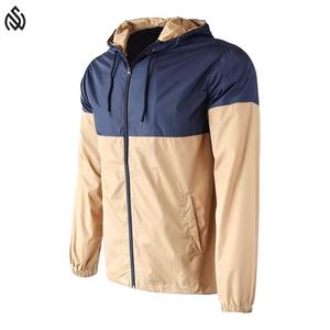 Chaqueta Cortavientos Personalizada OEM para Hombre, Transpirable, Otoñal, con Capucha, Diseño de Parches, Chaqueta de Invierno - Product Image 3