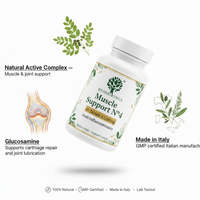 Moringa Roja Natural 60x1200MG, Tabletas de Extracto Antiinflamatorio para Soporte Muscular y Articular, 60 Unidades, Marca Privada OEM, Italia