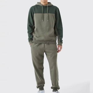 Ensemble de survêtement décontracté pour homme à capuche, grande taille, 100% coton, respirant, vêtements de jogging et d'entraînement, imprimé tendance, vente chaude pour l'hiver - Product Image 4