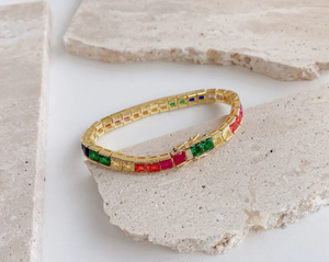 Charmes Hip Hop en Or avec Moissanite de Coupe Princesse Colorée de Style Dessin Animé pour Anniversaire, Fiançailles, Mariage, Fête, Unisexe - Product Image 4