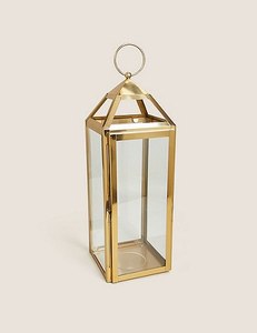 Lanterne décorative à graver faite à la main Décoration de maison Lanterne à bougie en métal pour la maison Décoration de jardin et d'extérieur - Product Image 1