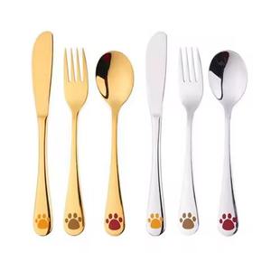 Ensemble de couverts au design ergonomique et coloré, durable et sûr, parfait pour la maison, l'école, les voyages et les cadeaux - Product Image 1