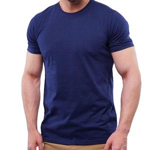 Camiseta de Cuello Redondo para Hombre, Diseño Personalizado, Alta Calidad, Talla Grande, 100% Algodón, Camiseta Lisa para Hombre, Servicios OEM - Product Image 1