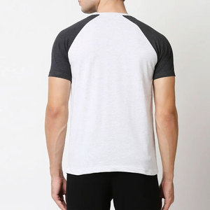 T-shirts tendance respirants de couleur unie simple pour hommes Personnalisez votre illustration et votre logo de haute qualité - Product Image 3