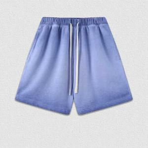 กางเกงขาสั้นสำหรับผู้ชายผ้าขนแกะสำหรับใส่วิ่งจ๊อกกิ้งแนววินเทจ - Product Image 4