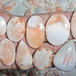 US Source naturel rose scolecite Cabochon pierres précieuses perles de pierre en vrac pour la fabrication de bijoux en pierre - Product Image 1