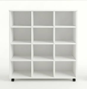 High Quality ARSU Modern Colorful Modular Manual School Storage <b>Locker</b> NFPA 1 Standard 12 Compartments Melamine Chipboard - Product Image 1