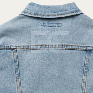 Chaqueta de Mezclilla para Hombre de Manga Larga, Nueva Llegada de Fábrica, Chaqueta de Mezclilla para Hombre Personalizada al por Mayor - Product Image 6