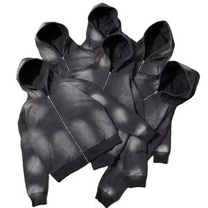 Nouvel Arrivage Vente Chaude Basics Sweats à Capuche Homme Effet Délavé Acide Prix de Gros Raisonnable Design Personnalisé Sweats à Capuche Homme Effet Délavé Acide - Product Image 1