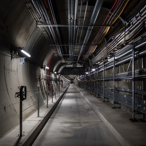 Panneau de couverture de chemin de câbles en fibrociment ignifuge, robuste, non inflammable, pour tunnel souterrain de services publics - Product Image 1
