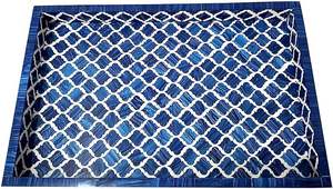 Bandeja de Servicio Moderna con Incrustaciones de Hueso, Hecha a Mano, de un Solo Nivel, para Baño, Almacenamiento de Alimentos, Artículo de Regalo, Precio Más Bajo - Product Image 2