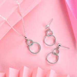 Compre en Línea Conjuntos de Pendientes de Plata de Ley 925 de Primera Calidad para Bodas - Product Image 2