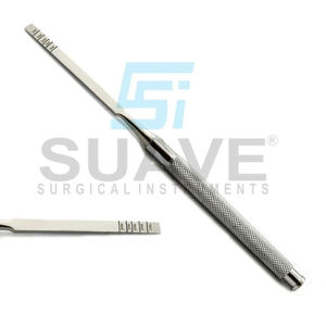 Juego de cinceles dentales con impresión de logotipo personalizado, de buena calidad de forma curva producto nuevo, por SUAVE SURGICAL INSTRUMENTS - Product Image 4