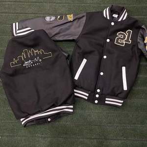 Nueva moda de otoño para hombre Rojo Dorado satén bombardero chaqueta Varsity San Francisco estilo NFL Cierre de botón - Product Image 2