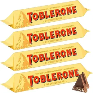 Toblerone Chocolate Variety Pacote - Leite Branco Escuro e Caramelo Amêndoa Salgada