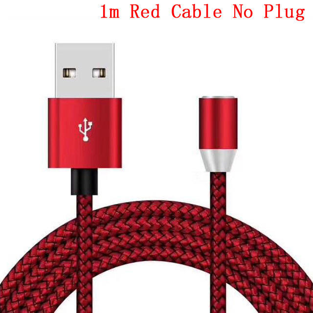 1 meter magnetic cable - red [without head]