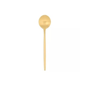 Ensemble de couverts de mariage en acier inoxydable écologique, or mat et argent, style nordique, cuillère, fourchette, couteau à dîner - Product Image 3