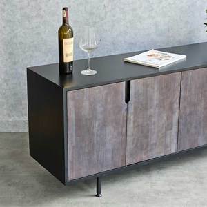 Meuble de salon moderne en bois de caoutchouc 140x42x63cm KTB68164 - Product Image 5