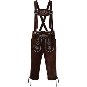 กางเกงแฟชั่นเอวกลางเข่าสไตล์เยอรมันต่อต้านริ้วรอยกางเกงสีดำน้ำหนักเบาคุณภาพดีพร้อมบริการ OEM - Product Image 1