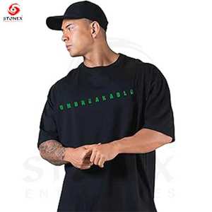 Logo personnalisé Streetwear surdimensionné lourd 100% coton t-shirts graphique haute qualité impression lourd lavage à l'acide Vintage t-shirt - Product Image 5