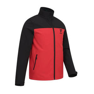 Nouveau design de veste softshell imperméable pour l'extérieur col à capuche respirant vêtements de sport de fitness d'hiver teints à fermeture éclair légers et fins - Product Image 2