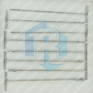 Juego de escariador de uñas ortopédico K personalizado de 8 piezas con mango sólido CE ISO certificado fabricante de instrumentos quirúrgicos ortopédicos - Product Image 3