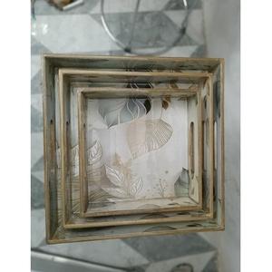 ชุดถาดเสิร์ฟไม้คุณภาพสูงอเนกประสงค์ พิมพ์ลายเคลือบเงา สำหรับชา กาแฟ และของว่าง ราคาสมเหตุสมผล - Product Image 2