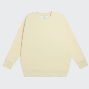 Peso pesado 350gsm 51% algodón Cuello grueso Sudadera Cuello redondo Oversized Drop Shoulder Hoodie Marca de moda Sudaderas con capucha - Product Image 2