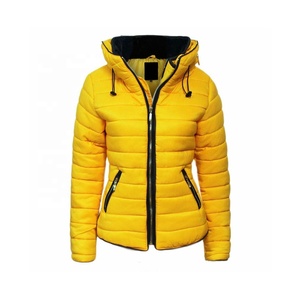 OEM moda mujer chaqueta Puffer alta calidad transpirable diseño cremallera soporte bordado logotipo personalizado Elegante ropa de invierno - Product Image 4