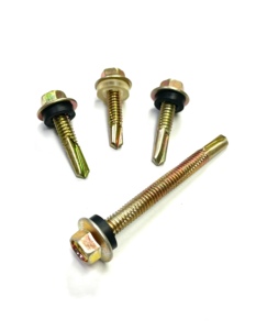 หัวแปลนหกเหลี่ยมสำหรับหลังคาไต้หวันพร้อมเครื่องซักผ้า PVC สกรูเจาะด้วยตนเองไต้หวัน - Product Image 1