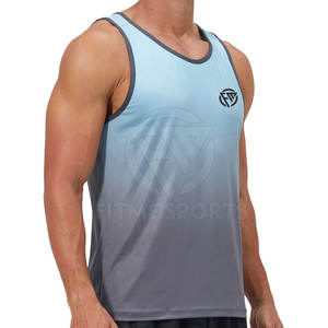 Vêtements de fitness Débardeur fabriqué au Pakistan Débardeur Vente directe d'usine Plus Size Summer Wear Hommes Débardeur - Product Image 4