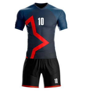 2023 Uniforme de football pour hommes Ensemble de polyester 100% respirant sublimé personnalisé Nouveau design avec coupe automatisée Meilleur prix - Product Image 4