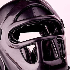 Protège-tête de haute qualité personnalisable pour le taekwondo, les arts martiaux, la boxe, en cuir PU, écologique, MMA, kick-boxing, entraînement personnalisable - Product Image 6