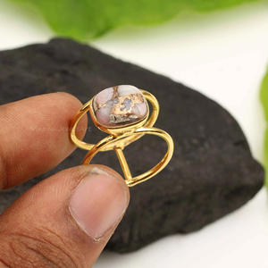 925ที่ทันสมัยเงินสเตอร์ลิง18K ไมครอนชุบทองนิรันดร์เวอร์เมลขนาด8x10มม. แหวนหมอนอิงตั้งค่ากรอบเครื่องประดับที่ดีสำหรับงานปาร์ตี้ - Product Image 3