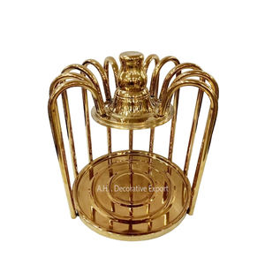 Matte <b>Black</b> Cake StandBird Cage Design with Dome for Wedding Display Centerpiece Wedding Cake Tools Display Tray - Product Image 2