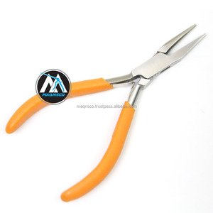 Alicates de punta de cadena de acero inoxidable de nueva condición con cortador Herramientas de logotipo personalizado para la fabricación de joyas - Product Image 4