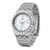 Nouvelle montre mécanique automatique pour homme avec logo personnalisé, cristal saphir, étanche 5ATM, acier inoxydable, 41 mm, OEM disponible, 162