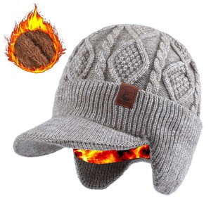 Gorro de Punto con Forro Polar de Lana Gruesa, Estilo Y2K, con Personajes de Dibujos Animados, Gorro de Invierno Cálido con Protección para las Orejas para Adultos Unisex - Product Image 2