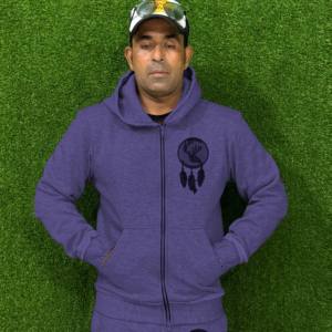 Ensemble de survêtement pour homme en coton 100% avec logo élastique personnalisé, 2 pièces, style hip-hop, jogging, veste à capuche, pantalon, motif uni - Product Image 6