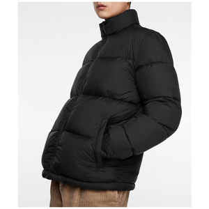 2025 Nueva ropa informal de moda ropa de calle chaqueta acolchada para hombre chaquetas cálidas de invierno abrigo con capucha chaqueta acolchada de algodón 100% para hombre - Product Image 2