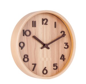 Horloge murale en bois faite à la main écologique artisanat le plus vendu artisanat en métal cadre rond artisanat horloge murale en bois artisanat suspendu - Product Image 5
