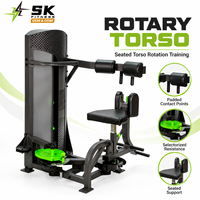 SK PR30 Machine d'extension lombaire assise à résistance sélectionnable pour entraînement de force des lombaires, équipement de fitness pour salle de sport OEM ODM