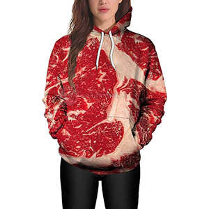 2026 Vente en gros Sweat-shirts personnalisés par sublimation pour femmes en tissu polyester, sublimation par teinture, streetwear, nouvelle mode, sweat-shirts pour femmes OEM - Product Image 3