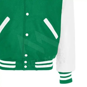 Blouson universitaire imperméable à capuche pour homme, style urbain, avec col montant, en polyester, chaud pour l'hiver - Product Image 2