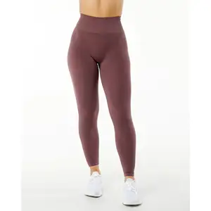 Seamless Knit Fabric 51% Polyamide 38% Polyester 11% Elastane Tapered High Waisted Autumn Womens Seamless Scrunch Legging