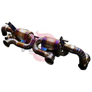 Sistema de Escape Valvetronic de Titanio con Soldadura TIG, Sonido Agresivo para AUDI R8 V10 5.2L 2020-2024, Escape de Carreras - Product Image 1